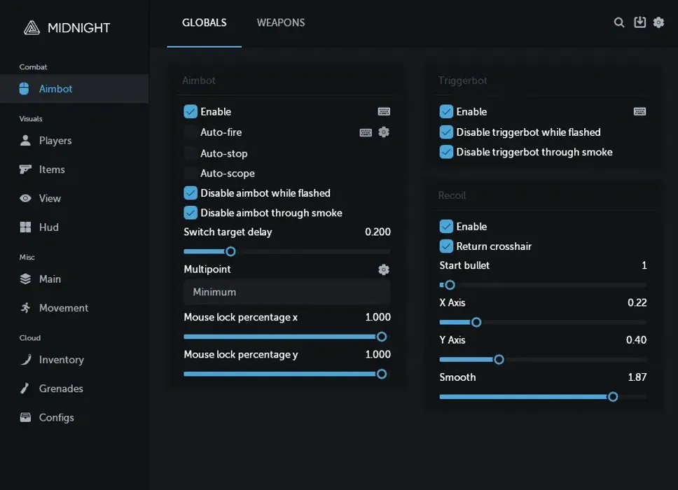 Midnight CS2 screenshot 1